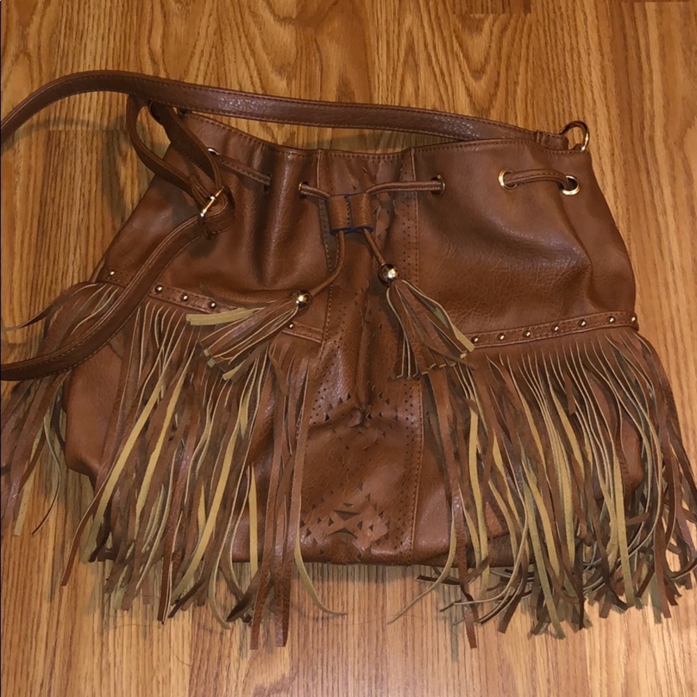 Over The Shoulder Tassel Handbag